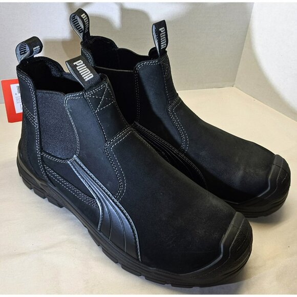 Puma Men\'s Tanami  Black Mid PCV Free/Oil Resistant/Slip Resistant Safety Boots main image 16